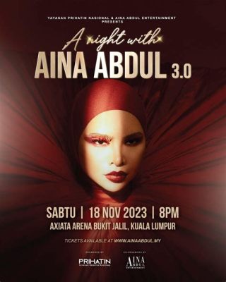 Uma Noite Mágica com Aina Abdul: Celebrando o Sucesso Musical e a Resiliência em Kuala Lumpur!