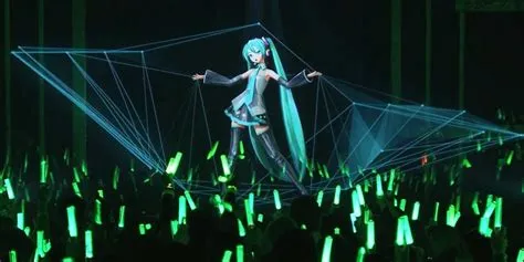  Miku Hatsune Convida Você para uma Festa de Hologramas Gigantes! Uma Noite Mágica de Música e Tecnologia no Japão